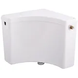 Belvit Eck-Aufputzspülkasten Spülkasten AP-Spülkasten weiß