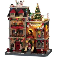Lemax Santa's Rooftop Bash Mit 4,5v-adapter Art.-nr. 25861