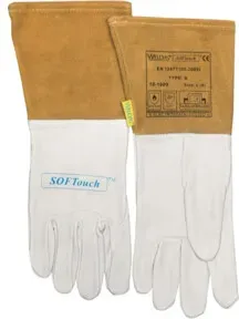 Weldas Schweißerhandschuhe Gr.L (9) natur/orangeEN 388,EN 12477,EN 1149-2 10 PA