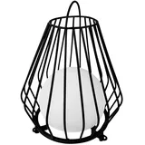 Dyberg Larsen Laterne LED lampe Außenbereich Garten Mittel Schwarz, Evesham, Dyberg Larsen,