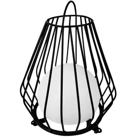 Dyberg Larsen Laterne LED lampe Außenbereich Garten Mittel Schwarz, Evesham, Dyberg Larsen,