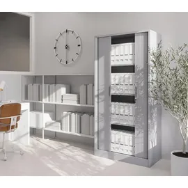 Jan Nowak Aktenschrank 90 x 45 x 185 cm Grau
