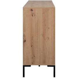 MID.YOU Sideboard Eiche Artisan Holzwerkstoff, 2 Fächer, 3 Schubladen, 170x87x40 cm , Eiche