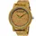 Holzwerk Germany Holzwerk EUTIN Damen und Herren Holz Uhr mit Kork & Leder Armband in beige, grün