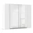 Kronach Schwebetürenschrank 269 x 210 x 59 cm weiß