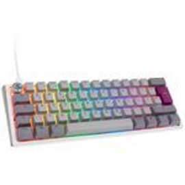 Ducky One 3 Mist Grey Mini Gaming Tastatur, RGB LED - MX-Red