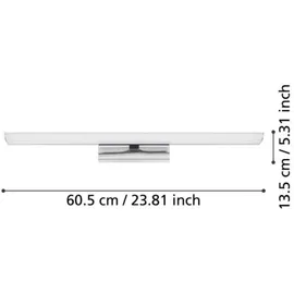 EGLO Tabiano-Z 15,6 W 600 lm 3000 K Silber/Weiß 15,6 cm