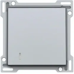 Niko Züblin 121-61901 Abdeckung für elektronischen Hotelkarten Schalter, sterling coated 12161901