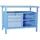 AEROTEC Werkbank Holz/Stahl/Spanplatte 1200 x 850 x 600 mm Blau/Lichtgrau
