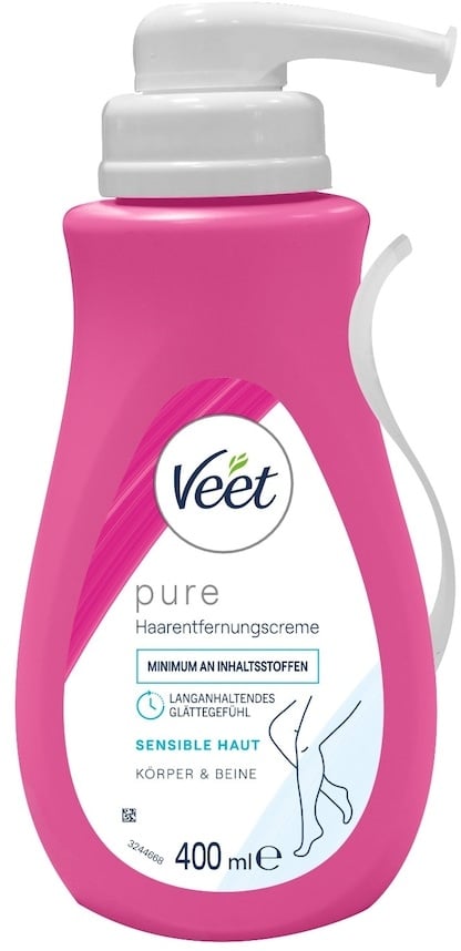 Veet Haarentfernungscreme Sensible Haut Rasierer & Enthaarungstools 400 ml Damen