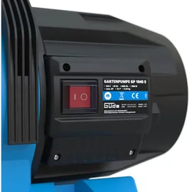 Güde Gartenpumpe GP 1045 E 1000 W, Fördervolumen: 4500,0 l/h, max. Förderhöhe: 45,0 m, max. Ansaughöhe: 8,0 m, Edelstahl
