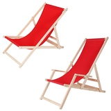 Strandliege Liegestuhl Gartenliege Klappbar Sonnenliege Holz Strandstuhl Faltbar
