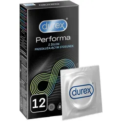 DUREX Performa Kondome mit Gleitmittel für längeres Vergnügen 12St. 0,12 kg