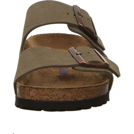 Birkenstock Arizona Weichbettung Veloursleder schmal taupe 36