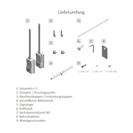 MS Beschläge - 910mm