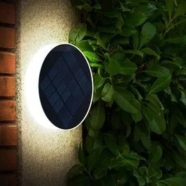 GLOBO Wegleuchte Garten außen Außenleuchte Stecklampe Erdspieß Akku, schwarz opal, 1x LED Solarleuchte Kunststoff,