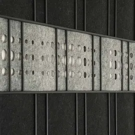 zaun|zu® Sichtschutzstreifen 260 x 1 cm Hellgrau