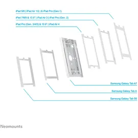 NeoMounts Wandhalterung, Tablet-Halterung 9.7-11", weiß (WL15-650WH1)