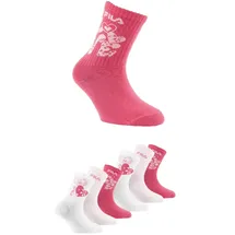Fila Socken FILA, Mädchen, Gr. 23-26, pink (pink panther), Baumwollmischung, Socken Socken, mit breitem Rippenbündchen, Cotton-Mix, Love-Design