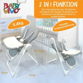 BABY VIVO Tippy Grau