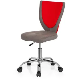 HJH Office Kiddy Comfort ca.41x94x41cm Grau,Rot