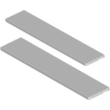 diy element-system gmbh STAHLFACHBODEN - Regalboden für Wandschiene und Pro-Regalträger - 800 x 300 mm, Weiß, 2 STK.