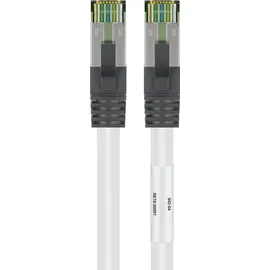 goobay CAT 8.1 S/FTP 10 m Weiß,