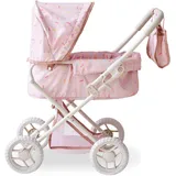 Olivia's Little World Teamson Kids Puppenwagen 2-in-1 Klassiker in Beige mit Zubehör, wandelbarer Puppenbuggy für fantasievolle Rollenspiele drinnen