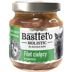 Basttet'o Holistic Kalbsfilet in Galette für Katzen 130g
