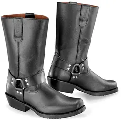 Falco Biker Stiefel, schwarz, Größe 40 für Männer