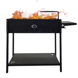 Grillpeter Mangal Batyr 60 mit Ablage und Topfhalter
