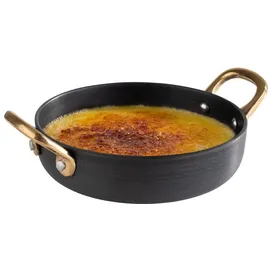 APS Serviertöpfchen Aluminium, und Messing, Ø 13,5 cm, H: 3,5 cm