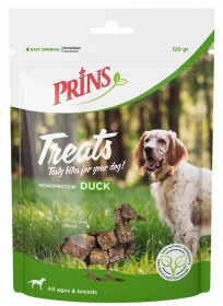 Prins Treats Duck (eend) hondensnack (120g)  2 stuks