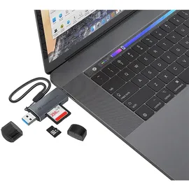 Conceptronic BIAN05G 2-in-1 Dual Plug Kartenleser