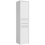 Badplaats Etna Badezimmerschrank 30 x 130 x 35 cm Weiß