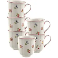 Villeroy & Boch Henkelbecher 0,3 l Weiß 6 St.