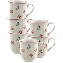 Villeroy & Boch Henkelbecher 0,3 l Weiß 6 St.
