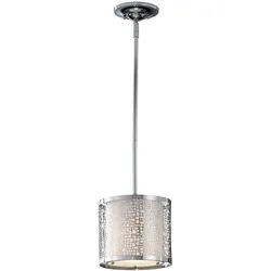Joplin 1-flammige Mini-Pendelleuchte - Chrom
