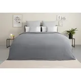 MY HOME Tagesdecke MY HOME "Mira", grau (mittelgrau), B:250cm L:250cm, Baumwolle, Tagesdecken, leichte Tagesdecke aus 100% Baumwolle, uni Überwurf, ohne Füllung