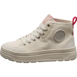 Palladium Pallasphalt Mid für Damen, weiß, Größe 39 EU