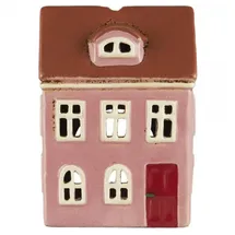 ib laursen Keramik Lichthaus Nyhavn rosa, gerundetes Dachfenster in rosa | Gr.: onesize