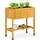 Relaxdays Hochbeet 74 x 38 x 80,5 cm Orange/Schwarz