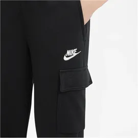 Nike Sportswear Club Fleece Cargohose Kinder Black/Black/White XS
