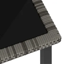 vidaXL Garten-Esstisch 180 x 70 x 73 cm Grau