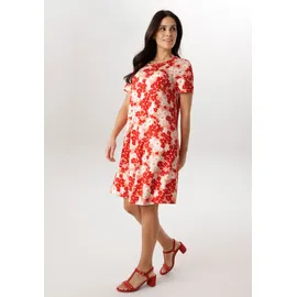 Aniston SELECTED Jerseykleid in rosa-rot-weiß | Gr.: 40
