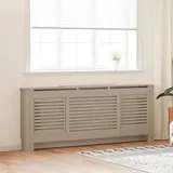 vidaXL MDF Heizkörperverkleidung 205 cm - Braun