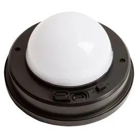 Dehner Solarleuchte Baumwolle Ø 26 cm H 70 cm 1 Stück weiß / creme
