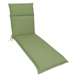 Gartenliegen-Auflage Unica 193 x 60 cm Stoff Grün Mint