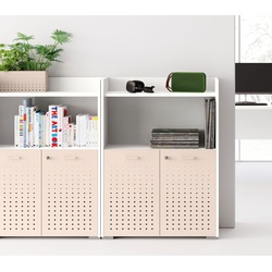 Büro abschließbar Schrank mit Regal modern Lewo