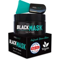 PEELUALS Black Mask gegen Mitesser Peel-Off Maske 100 ml